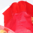 LOUIS VUITTON Monogram Vernis Reade PM Hand Bag Rouge M91088 LV Auth 189168-20