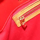 LOUIS VUITTON Monogram Vernis Reade PM Hand Bag Rouge M91088 LV Auth 189168-21