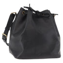 LOUIS VUITTON Epi Petit Noe Shoulder Bag Black M44102 LV Auth 189169-1
