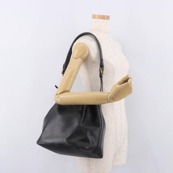 LOUIS VUITTON Epi Petit Noe Shoulder Bag Black M44102 LV Auth 189169