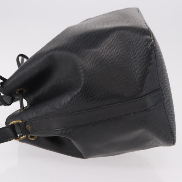 LOUIS VUITTON Epi Petit Noe Shoulder Bag Black M44102 LV Auth 189169