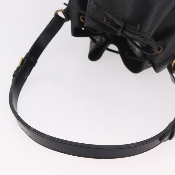 LOUIS VUITTON Epi Petit Noe Shoulder Bag Black M44102 LV Auth 189169