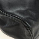 Miu Miu Ribbon Hand Bag Leather 2way Black Gold Auth 189170SAM-16