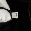 Miu Miu Ribbon Hand Bag Leather 2way Black Gold Auth 189170SAM-11