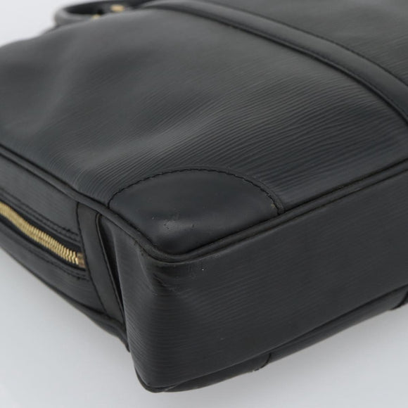 LOUIS VUITTON Epi Porte Documents Voyage Business Bag Black M54472 Auth 189171