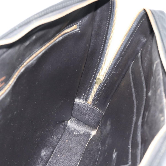 LOUIS VUITTON Epi Porte Documents Voyage Business Bag Black M54472 Auth 189171