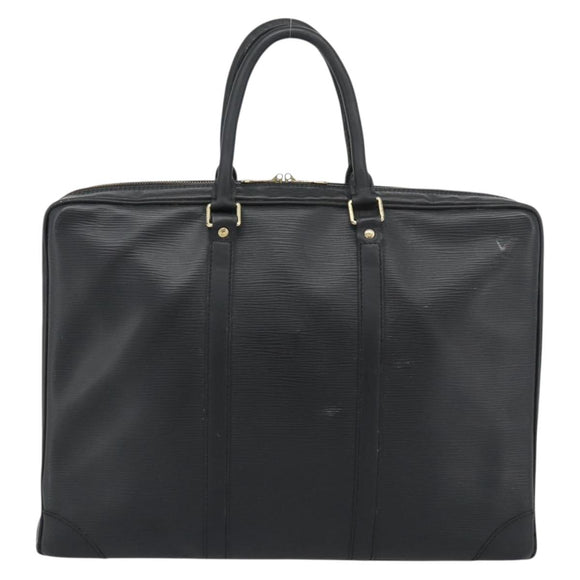LOUIS VUITTON Epi Porte Documents Voyage Business Bag Black M54472 Auth 189171
