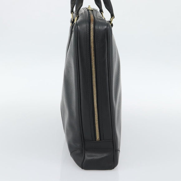 LOUIS VUITTON Epi Porte Documents Voyage Business Bag Black M54472 Auth 189171