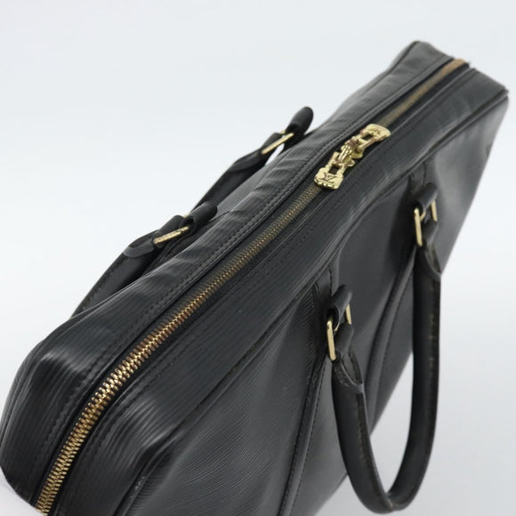 LOUIS VUITTON Epi Porte Documents Voyage Business Bag Black M54472 Auth 189171