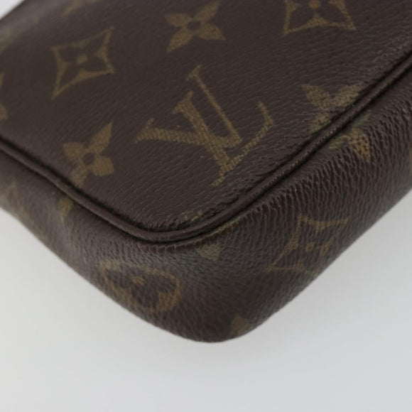 LOUIS VUITTON Monogram Pochette Accessoires Pouch M51980 LV Auth 189173