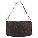 LOUIS VUITTON Monogram Pochette Accessoires Pouch M51980 LV Auth 189173-13