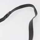 CELINE Circle Shoulder Bag Leather Black Gold Auth 189175-8