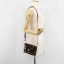 LOUIS VUITTON Vernis Rossmore PM Shoulder Bag Rouge Favist M91547 Auth 189176A-23
