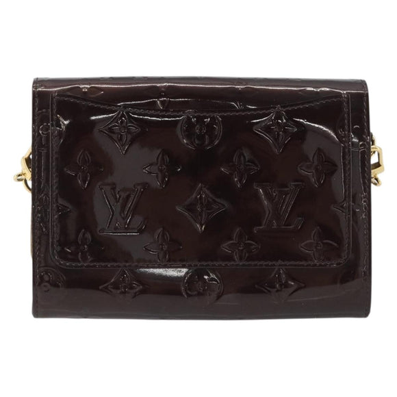 LOUIS VUITTON Vernis Rossmore PM Shoulder Bag Rouge Favist M91547 Auth 189176A