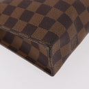 LOUIS VUITTON Damier Ebene Poche Toilette 26 Pouch N47543 LV Auth 189180-15