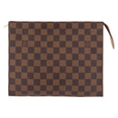 LOUIS VUITTON Damier Ebene Poche Toilette 26 Pouch N47543 LV Auth 189180-13