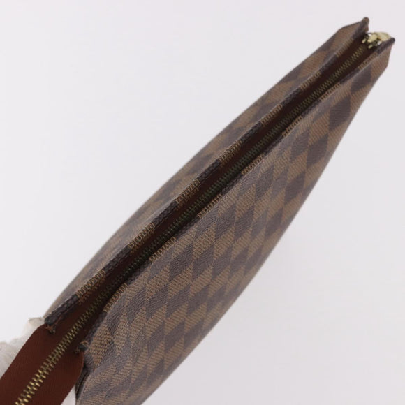 LOUIS VUITTON Damier Ebene Poche Toilette 26 Pouch N47543 LV Auth 189180