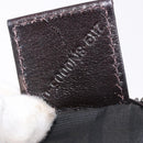 FENDI Zucca Accessory Pouch Brown Silver 8N0005 Auth 189182-12