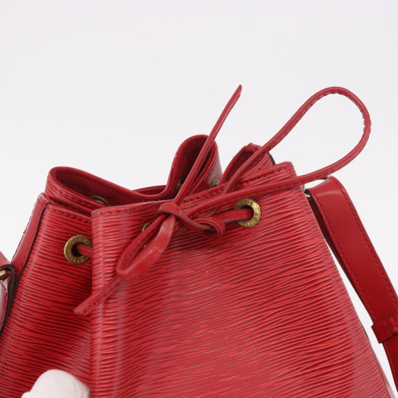 LOUIS VUITTON Epi Noe Schoudertas Rood M44007 LV Auth 189183V