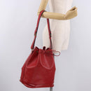 LOUIS VUITTON Epi Noe Schoudertas Rood M44007 LV Auth 189183V-20
