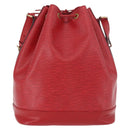 LOUIS VUITTON Epi Noe Schoudertas Rood M44007 LV Auth 189183V-2