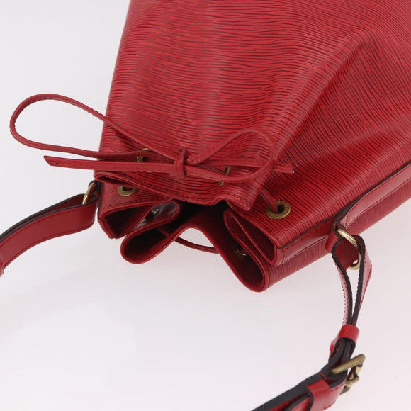 LOUIS VUITTON Epi Noe Schoudertas Rood M44007 LV Auth 189183V