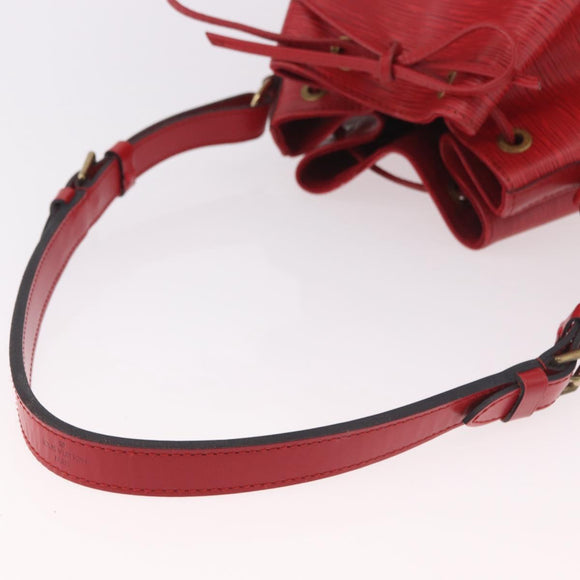 LOUIS VUITTON Epi Noe Schoudertas Rood M44007 LV Auth 189183V