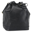 LOUIS VUITTON Epi Noe Shoulder Bag Black M44002 LV Auth 189185-1