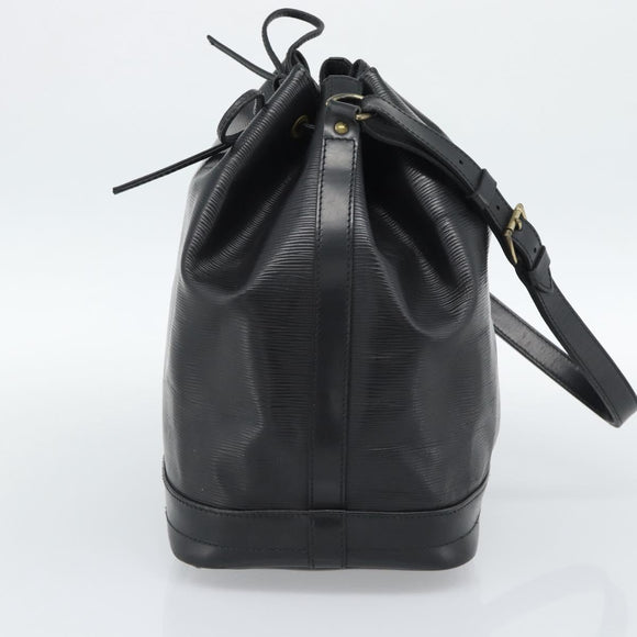 LOUIS VUITTON Epi Noe Shoulder Bag Black M44002 LV Auth 189185