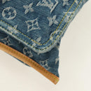 LOUIS VUITTON Monogram Denim Hand Bag Blue M95018 LV Auth 189186SAV-9