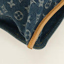 LOUIS VUITTON Monogram Denim Hand Bag Blue M95018 LV Auth 189186SAV-16