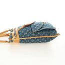 LOUIS VUITTON Monogram Denim Hand Bag Blue M95018 LV Auth 189186SAV-3