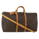 LOUIS VUITTON Monogram Keepall Bandouliere 60 Boston Bag M41412 LV Auth 189194-1