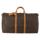 LOUIS VUITTON Monogram Keepall Bandouliere 60 Boston Bag M41412 LV Auth 189194-13