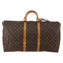 LOUIS VUITTON Monogram Keepall Bandouliere 60 Boston Bag M41412 LV Auth 189194-2