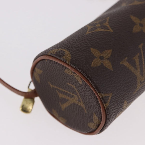 LOUIS VUITTON Monogram Papillon Pouch LV Auth 189197