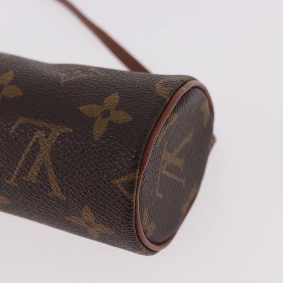 LOUIS VUITTON Monogram Papillon Pouch LV Auth 189197