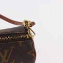 LOUIS VUITTON Monogram Papillon Pouch LV Auth 189197-10
