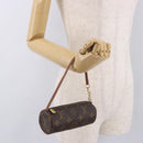 LOUIS VUITTON Monogram Papillon Pouch LV Auth 189197-21