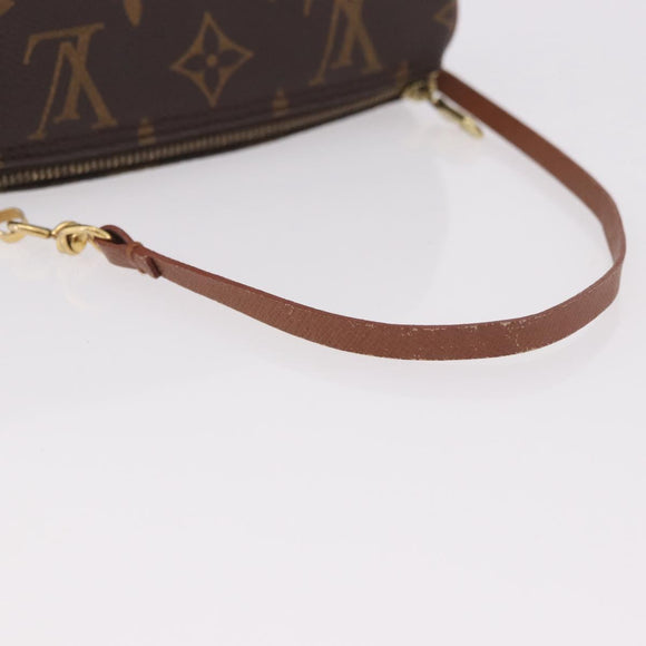 LOUIS VUITTON Monogram Papillon Pouch LV Auth 189197