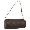 LOUIS VUITTON Monogram Papillon Pouch L096 LV Auth 189199-1