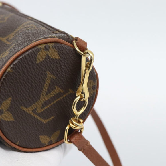 LOUIS VUITTON Monogram Papillon Pouch L096 LV Auth 189199