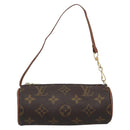 LOUIS VUITTON Monogram Papillon Pouch L096 LV Auth 189199-2