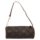 LOUIS VUITTON Monogram Papillon Pouch L096 LV Auth 189199-3
