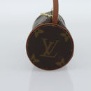 LOUIS VUITTON Monogram Papillon Pouch L096 LV Auth 189199-4