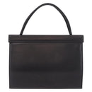 BALLY Hand Bag Leather Black Gold Auth 189200-2
