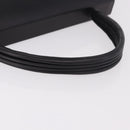 BALLY Hand Bag Leather Black Gold Auth 189200-7
