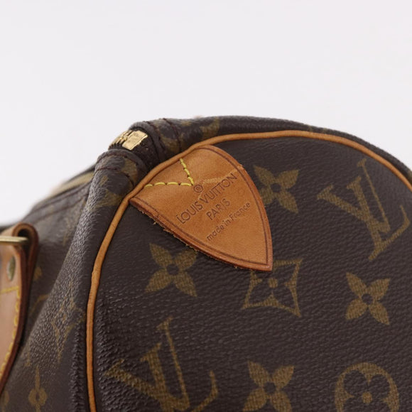 LOUIS VUITTON Monogram Speedy 25 Hand Bag M41528 LV Auth 189204A