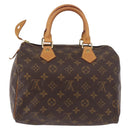 LOUIS VUITTON Monogram Speedy 25 Hand Bag M41528 LV Auth 189204A-2