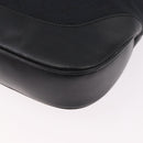 GUCCI GG Canvas Jackie Shoulder Bag Black Silver 001 3346 Auth 189205A-13